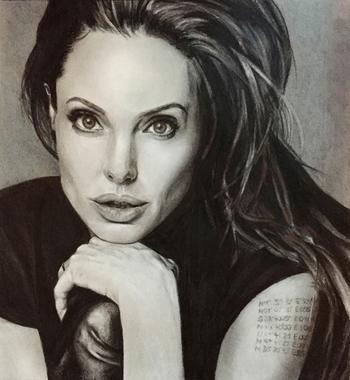 Angelina Jolie Portrait